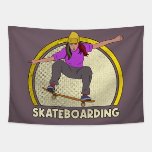 Skateboarding Tapestry