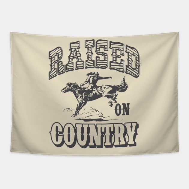 Raised on Country Country Concert T-shirt Tapestry by stayfrostybro