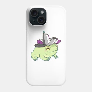 Asexual Pride Flower Frog Phone Case