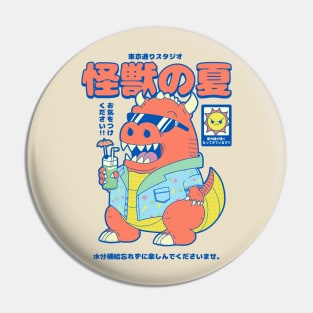 Summer Kaiju Pin