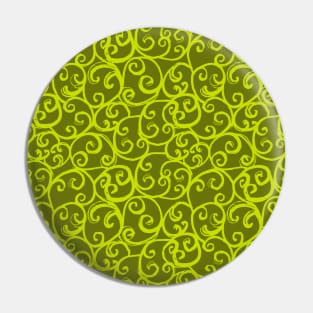 Swirling Vines Pin