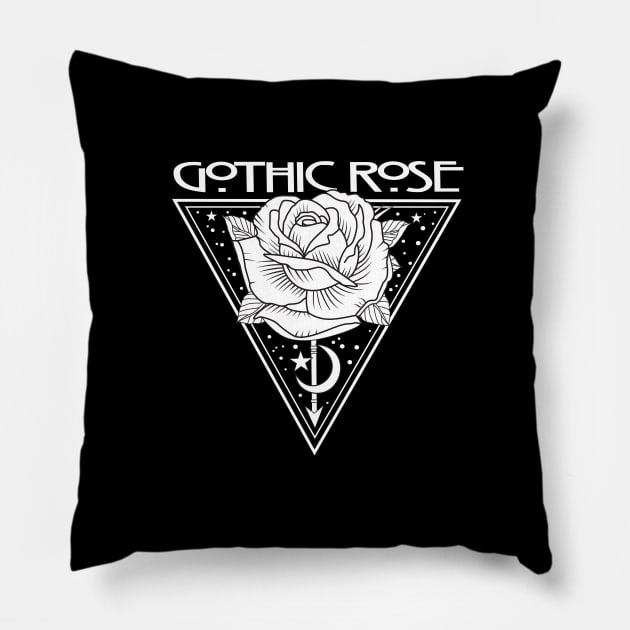 Gothic Rose Pillow by Gothic Rose