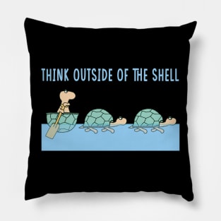 Think outside of the shell Pillow