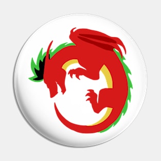 Jake Long American Dragon Logo Pin