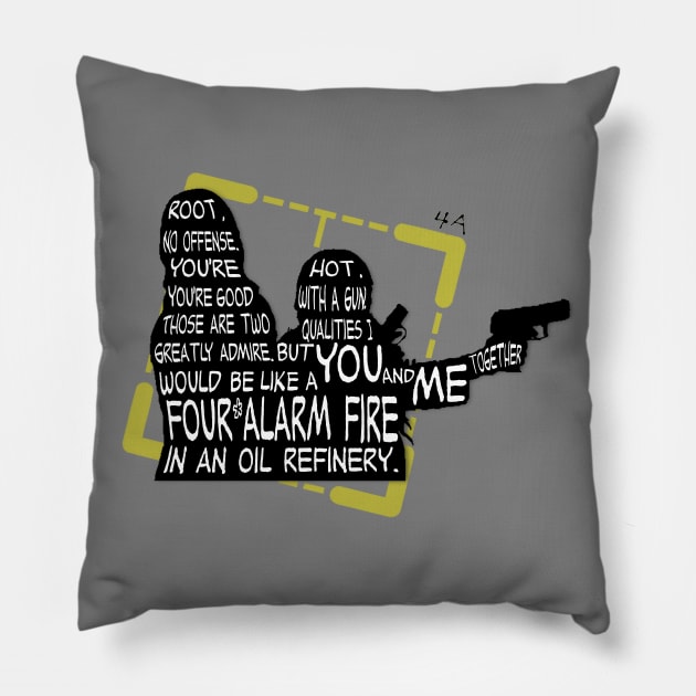 You And Me Together Pillow by ManuLuce