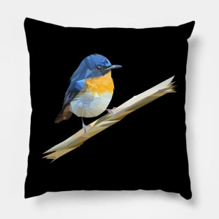 Bird on a branch Pillow