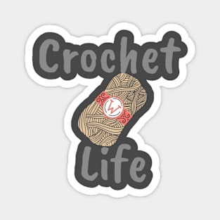 Crochet Life Magnet