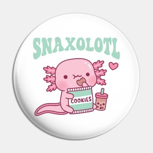 Funny Snaxolotl Snack A Lotl Like The Axolotl Pin