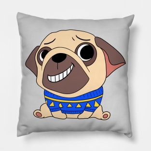 Funny Pug Pillow