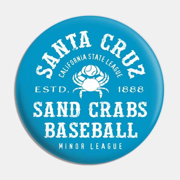 Santa Cruz Sand Crabs Pin by MindsparkCreative