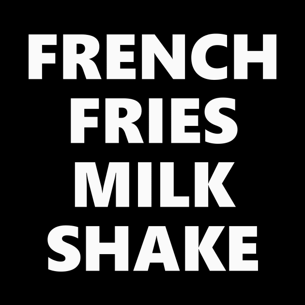 French Fries Milk Shake by flimflamsam