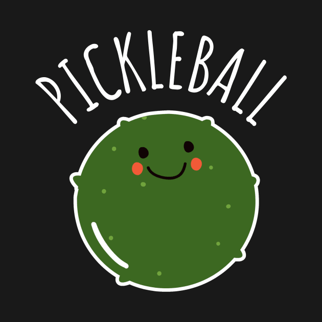 Pickleball Funny Pickle In A Shape Of A Ball by DesignArchitect