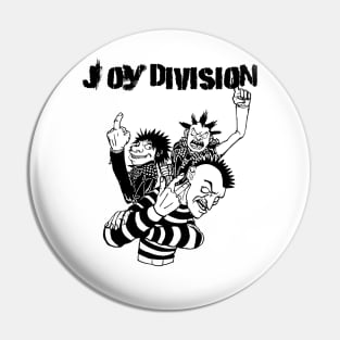 Punk Rock Man Of Joy Division Pin