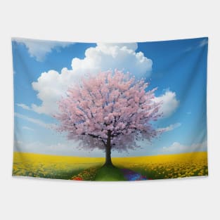 Celestial Blooms: Flowers in the Sky Tapestry