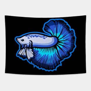 Double Tail Siamese fighting fish Tapestry