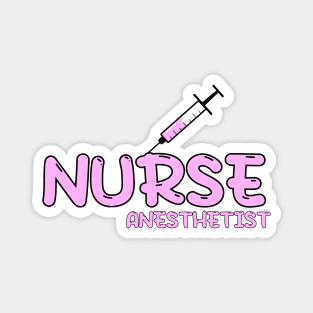 Nurse Anesthetist (CRNA) Pink Magnet