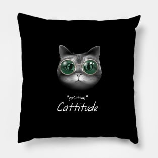 Positive Cattitude Pillow