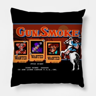 Title Screams: Gun.Smoke Pillow