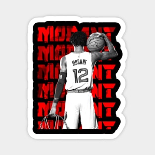 ja morant basketball player Magnet