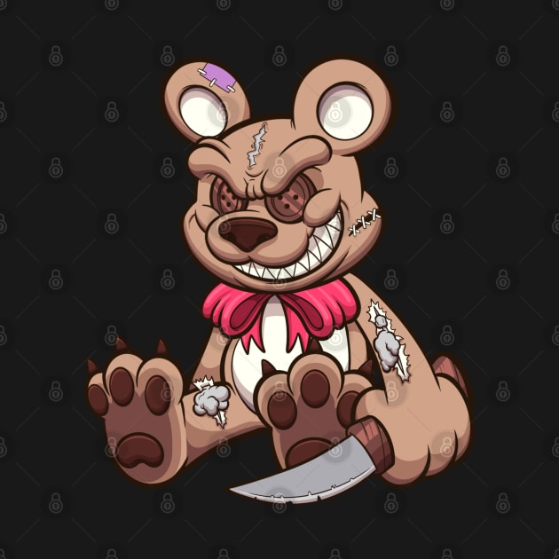 Evil Teddy Bear by TheMaskedTooner