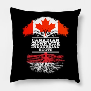 Canadian Grown With Indonesian Roots - Gift for Indonesian With Roots From Indonesia Pillow