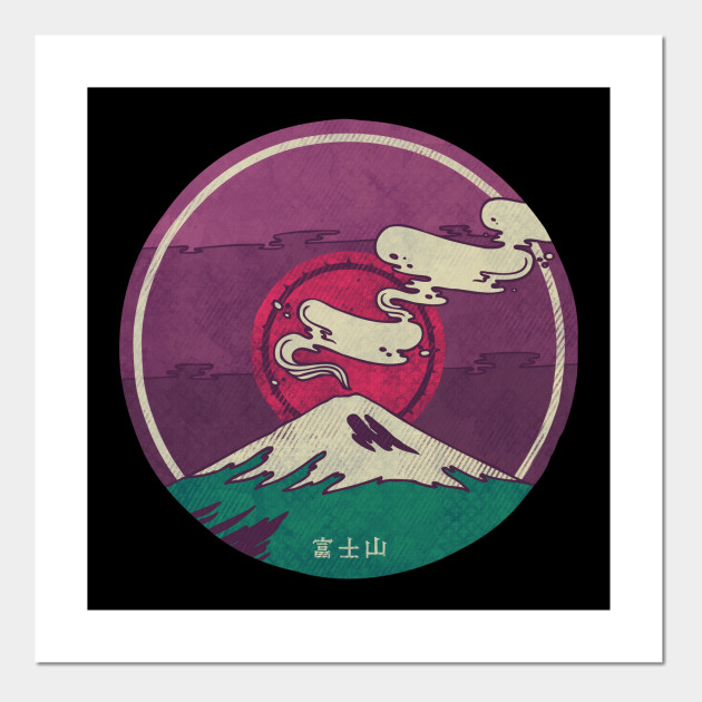 Mount Fuji Japanese Posters And Art Prints Teepublic Uk