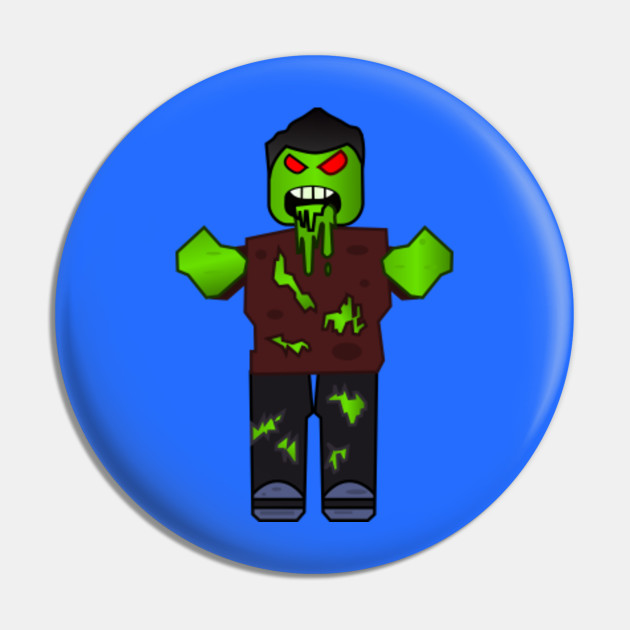 Roblox Zombie Roblox Pin Teepublic - roblox zombie face id