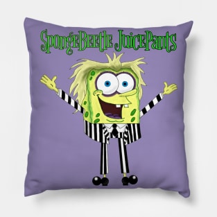 SpongeBeetle JuicePants Pillow