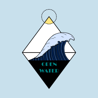 Open Water Illustration T-Shirt