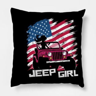Jeep-girls Pillow