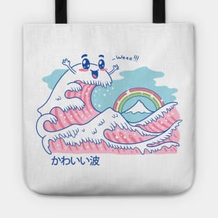 The Great Kawaii Wave Tote