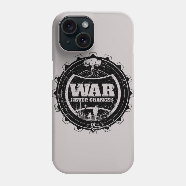 War Never Changes Black Phone Case by Melkron