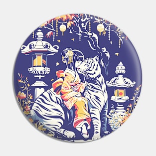 Geisha tiger shogun’s Geisha 87002 Pin