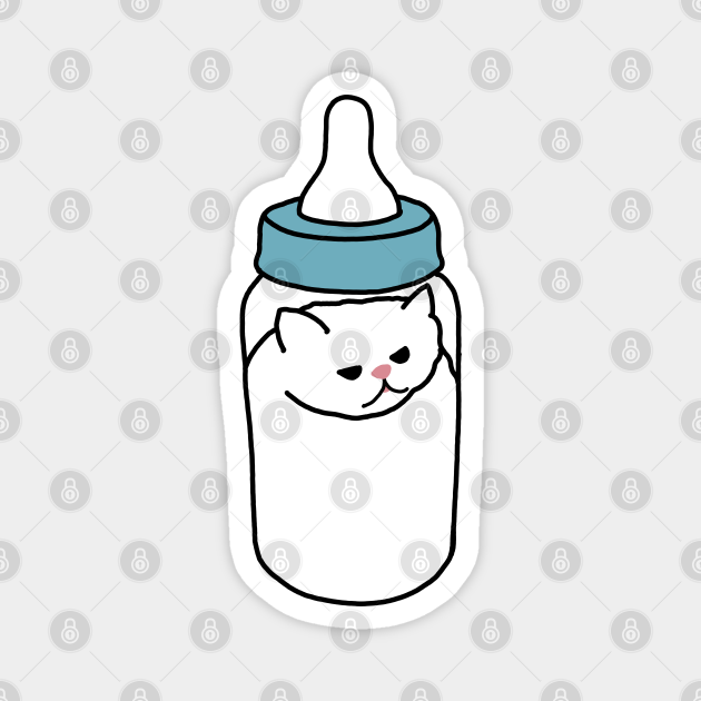 Funny Cat In Milk Bottle Meme Cat Memes TeePublic
