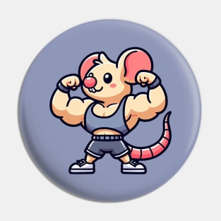 Gym Rat Pin