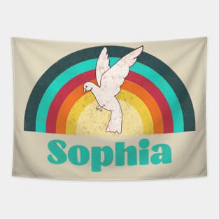 Sophia - Vintage Faded Style Tapestry