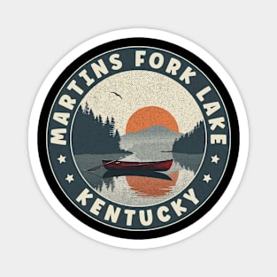 Martins Fork Lake Kentucky Sunset Magnet