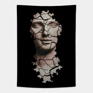 Fragmented Face Tapestry