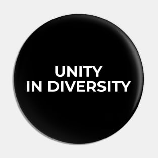 Islamic - Unity In Diversity Pin