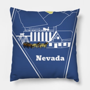 Nevada Map Pillow