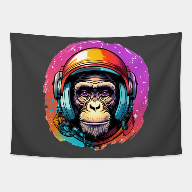 Space Chimp Tapestry by Jason's Finery