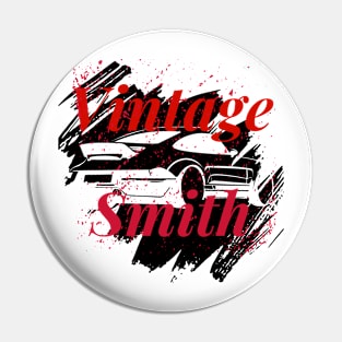 Vintage Smith Red Porsche Pin