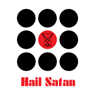 Hail Satan Nine Circles Of Hell T-Shirt