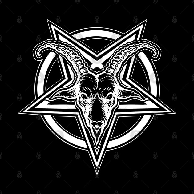 Seal of Baphomet - Baphomet, Leviatan, satan, devil, Lucifer, dark Angel, goth, night, stranger by SSINAMOON COVEN