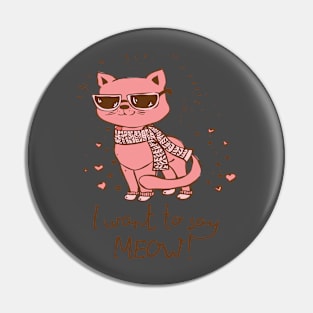 I want to say meow Pin