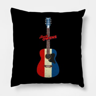 Buck Owens Harmony H169 American Guitar Pillow