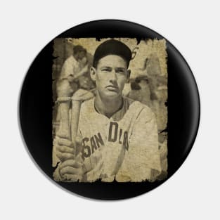 Ted Williams Playing For The Paci Pin