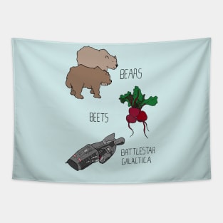 The US Office - Bears, Beets, Battlestar Galactica Tapestry