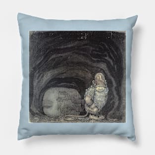 When Mother Troll Took in the King's Washing - John Bauer Pillow