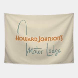 Vintage Style Howard Johnson's Motor Lodge Tapestry